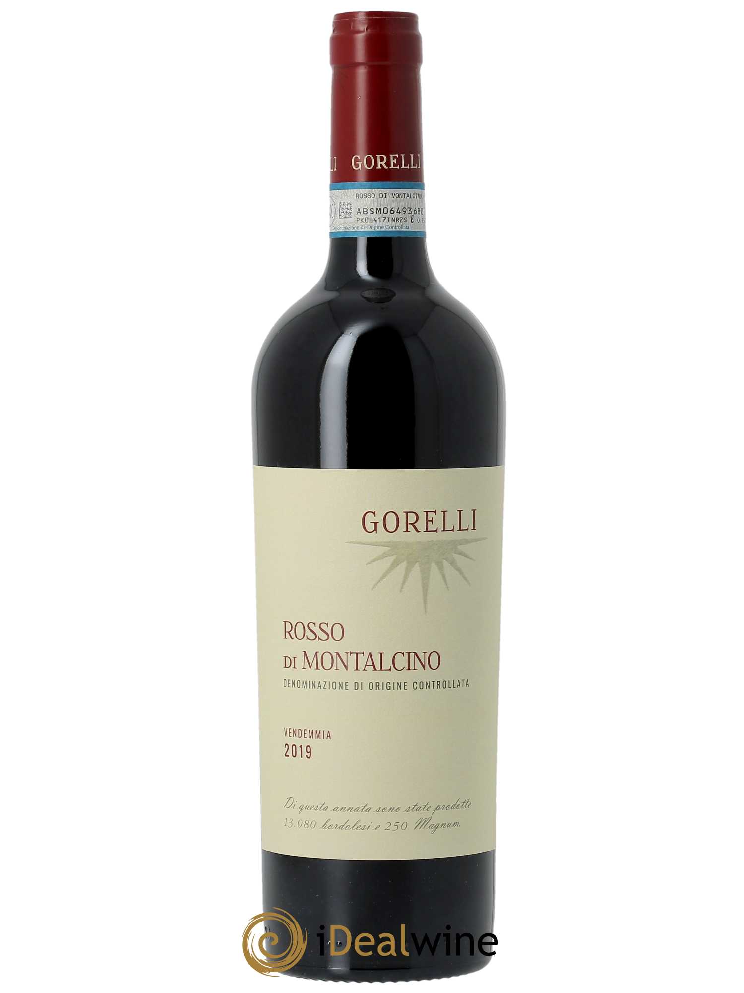 Rosso di Montalcino DOC Gorelli  2019 - Lot de 1 Bouteille