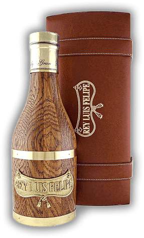 Luis Felipe Rey Luis Felipe Brandy Gran Reserva Bodegas Rubio Luis Felipe Rey Luis Felipe Brandy Gran Reserva Bodegas Rubio Ein außergewöhnlicher Brandy, sehr elegant und aromatisch. Alter ca 75 J. - 0,7	 Liter - Vol 40%