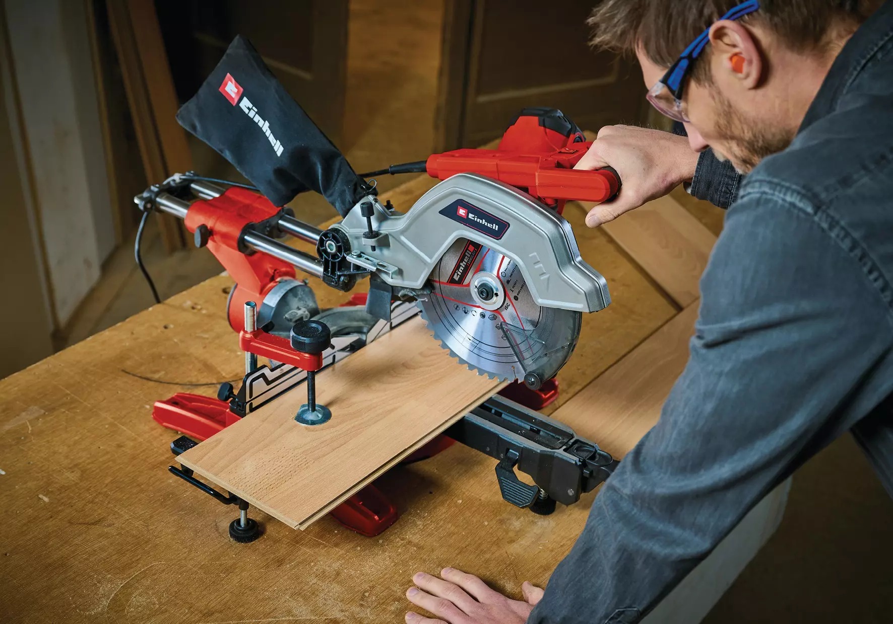 Einhell TE-SM 10 L dobbelt radial gjærsag 254 mm