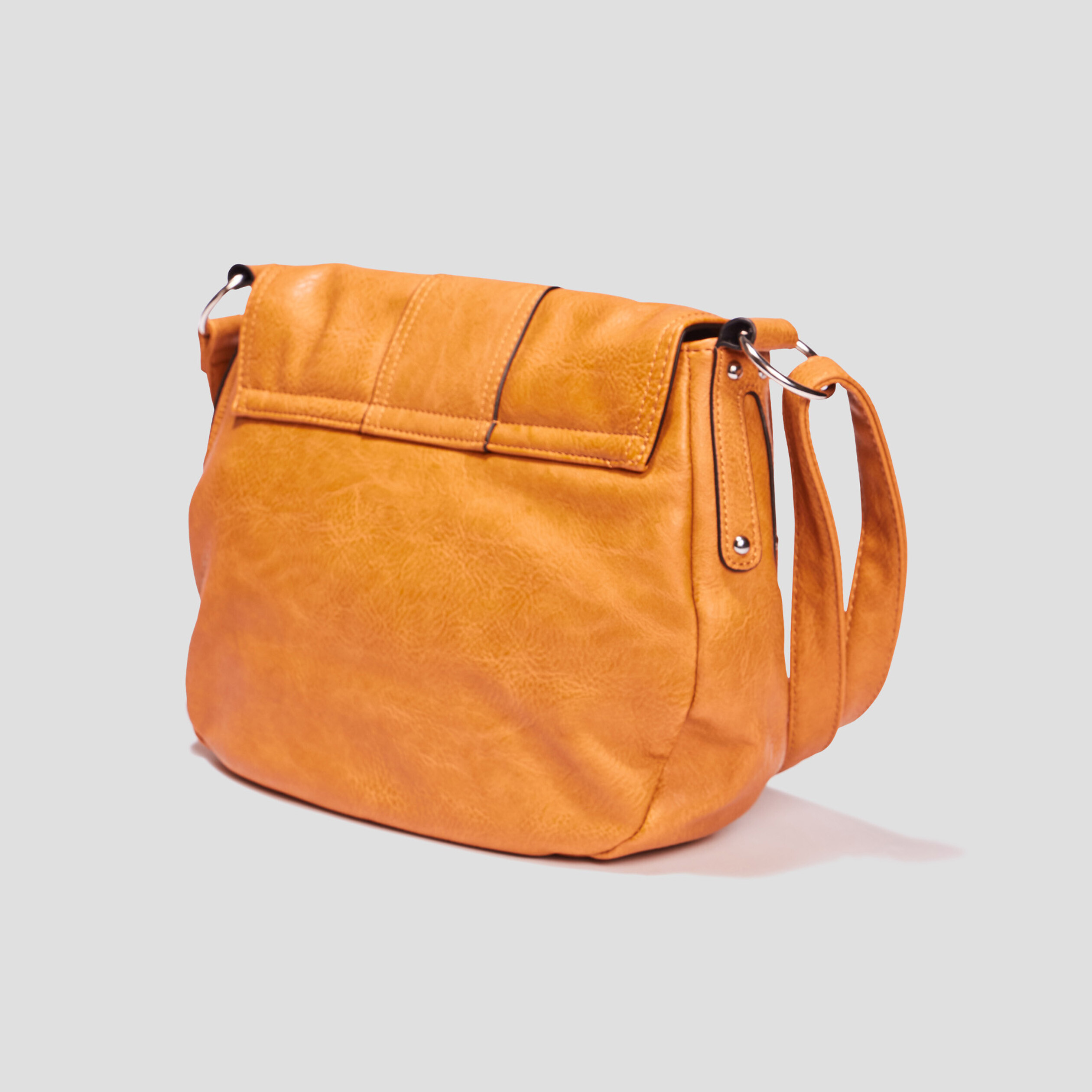 Sac besace avec boucle jaune femme | La Halle
