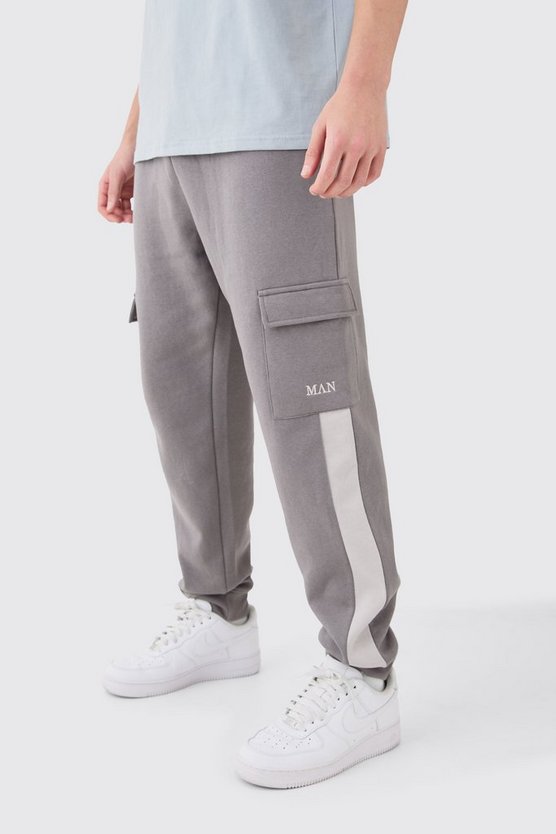 Man Jogginghose mit Cargo-Taschen