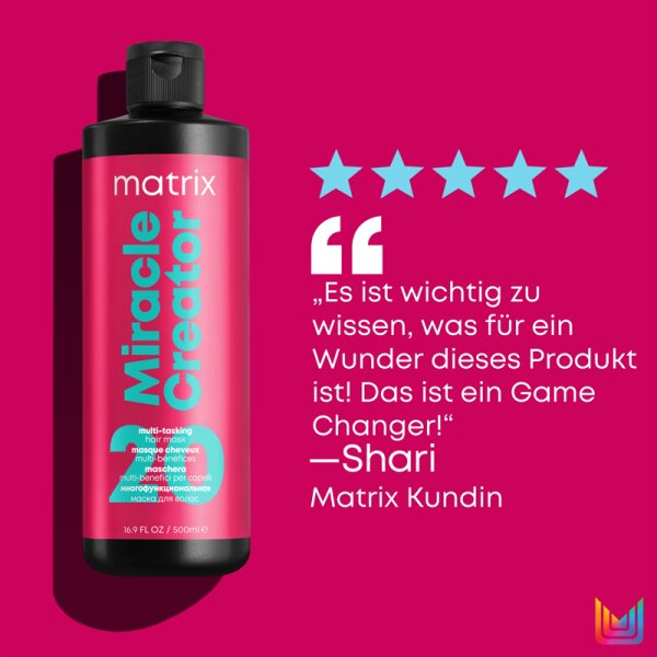 Matrix Total Results Miracle Creator Haarmaske