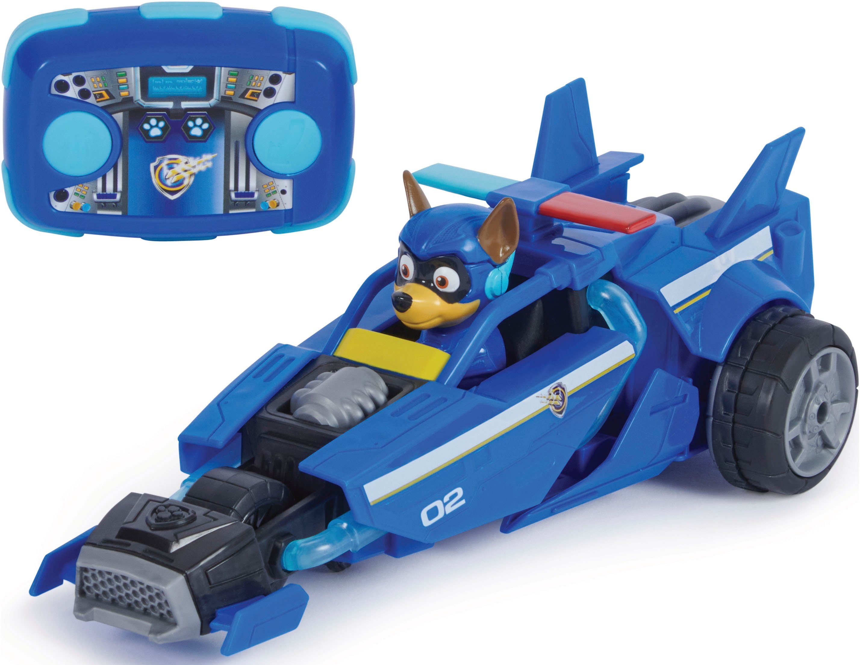 Spin Master RC-Auto PAW Patrol, Der Mighty Kinofilm: Polizeiauto, mit Chase im Fahrersitz
