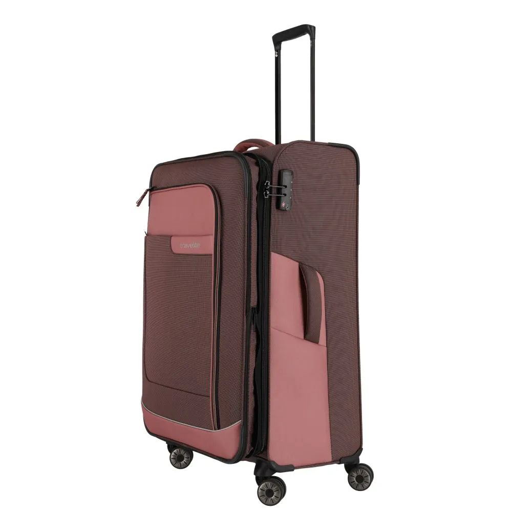 Travelite VIIA Trolley 4 Rollen L - Frühlingsrose