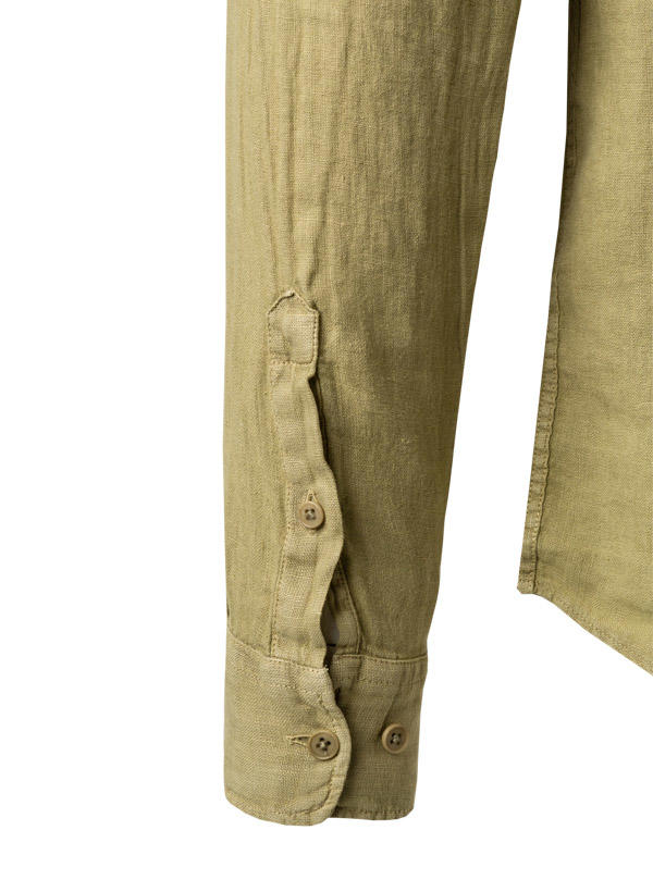 BELSTAFF, Hemd, Reines Leinen, grün