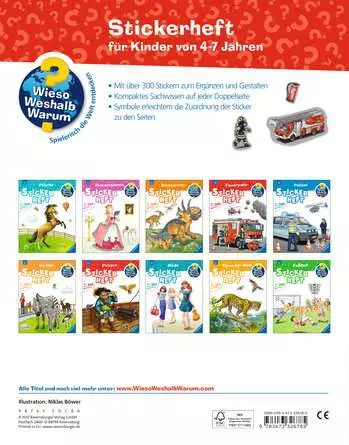 Ravensburger Wieso? Weshalb? Warum? Stickerheft: Feuerwehr
