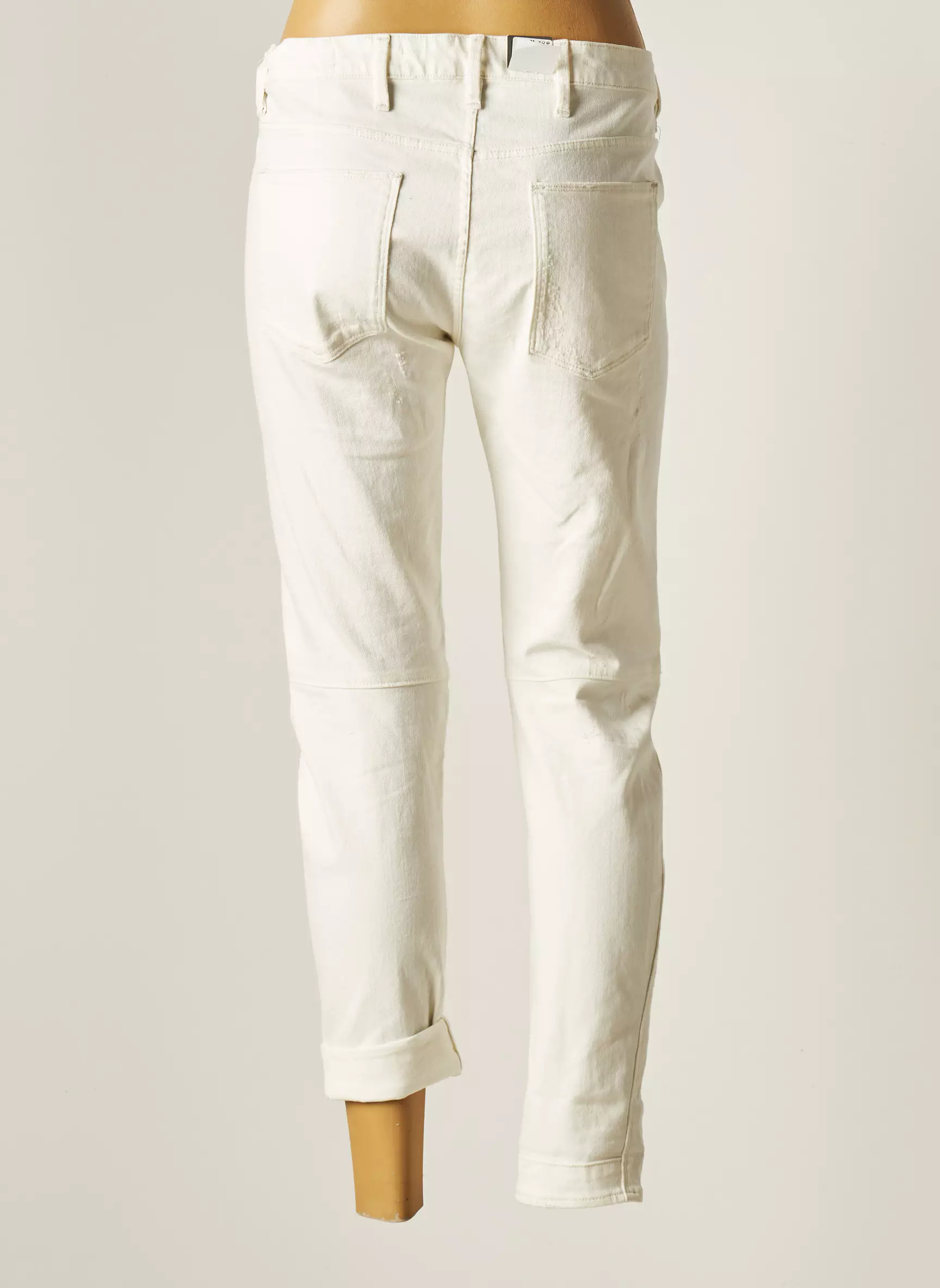 G Star Jean Mom Femme couleur blanc