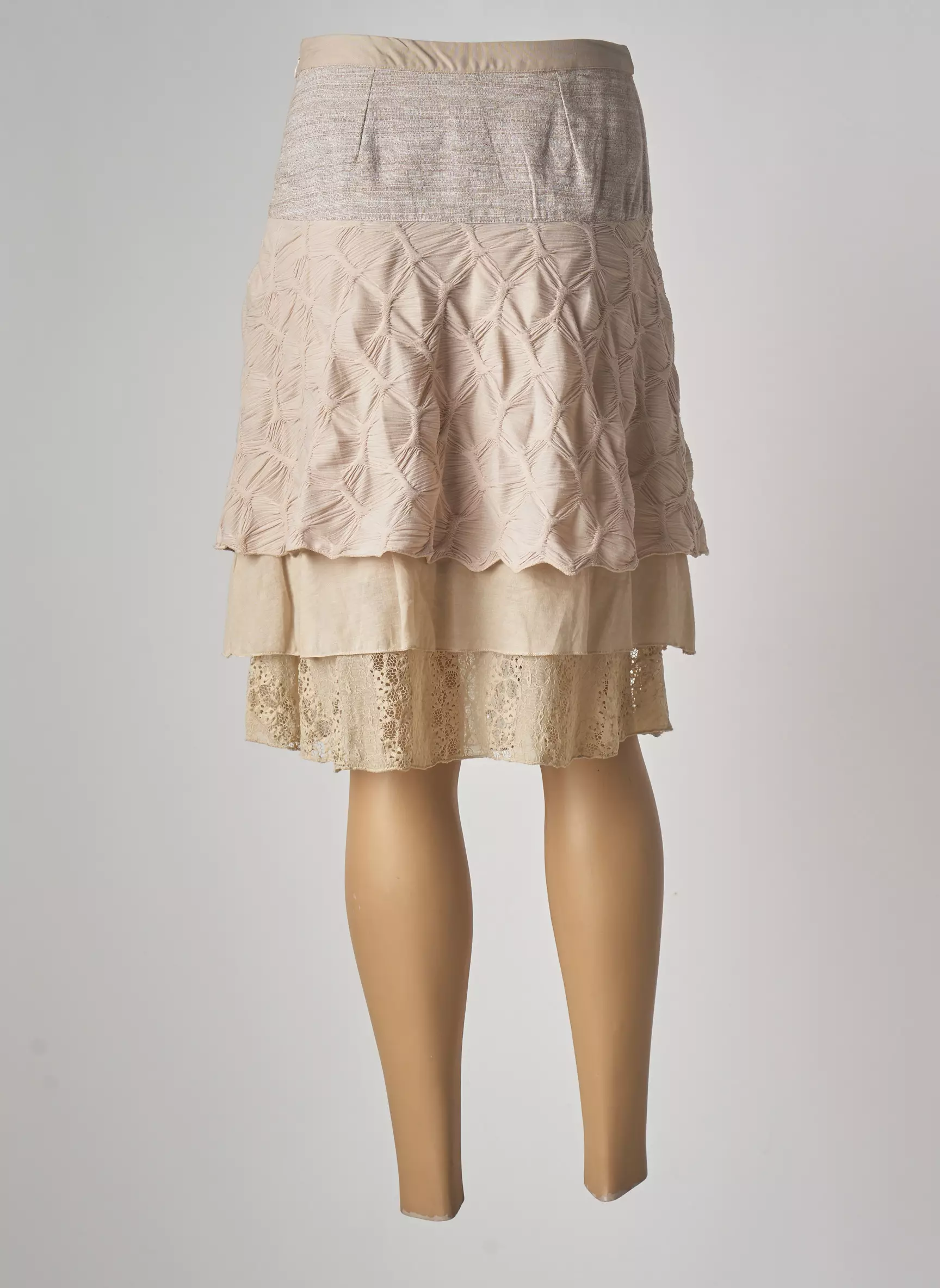 Enjoy Jupes Mi Longues Femme couleur beige