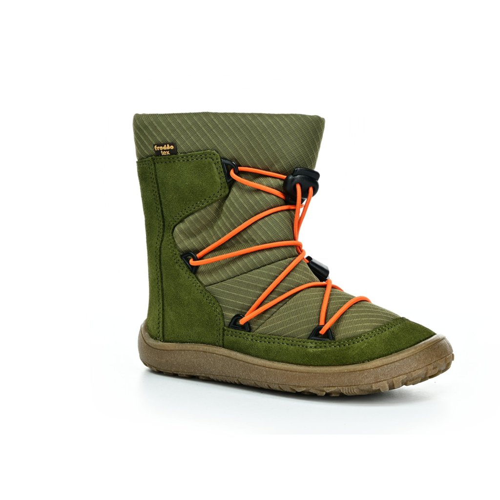 Froddo G3160239 Olive Barfuß-Schneestiefel