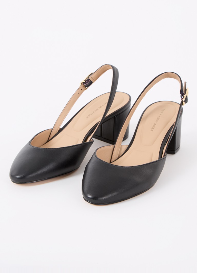 Tommy Hilfiger leather slingback