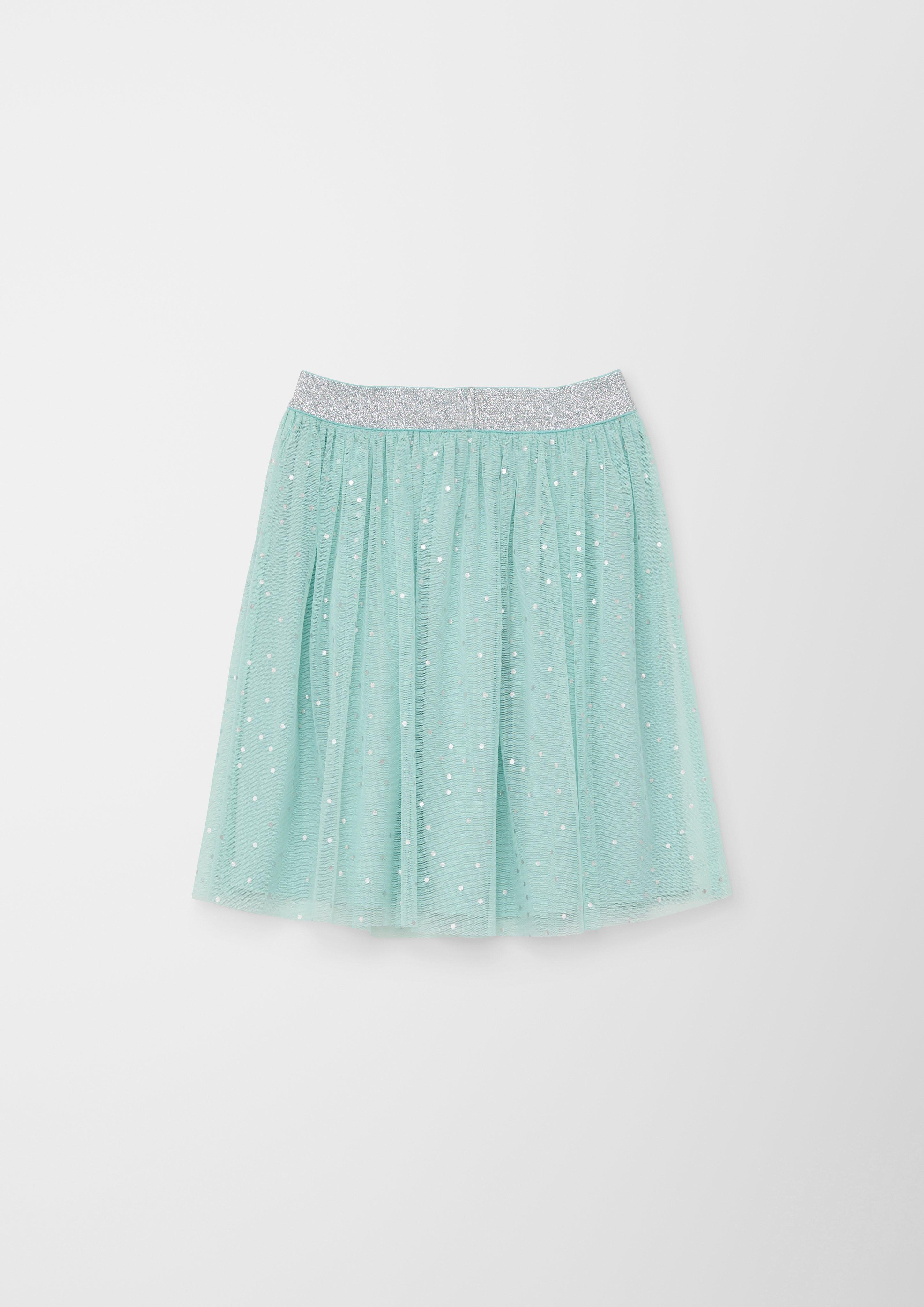 Rock mit Mesh-Layering  2140786-60A1