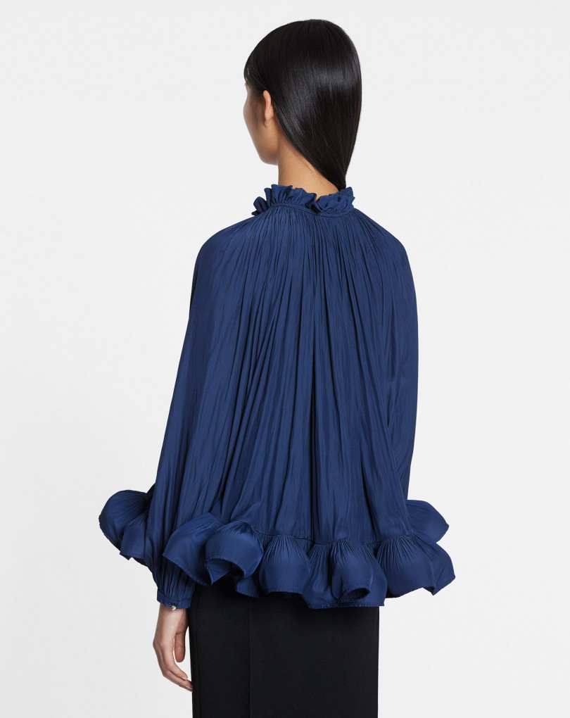 BLOUSE A MANCHES LONGUES CHARMEUSE