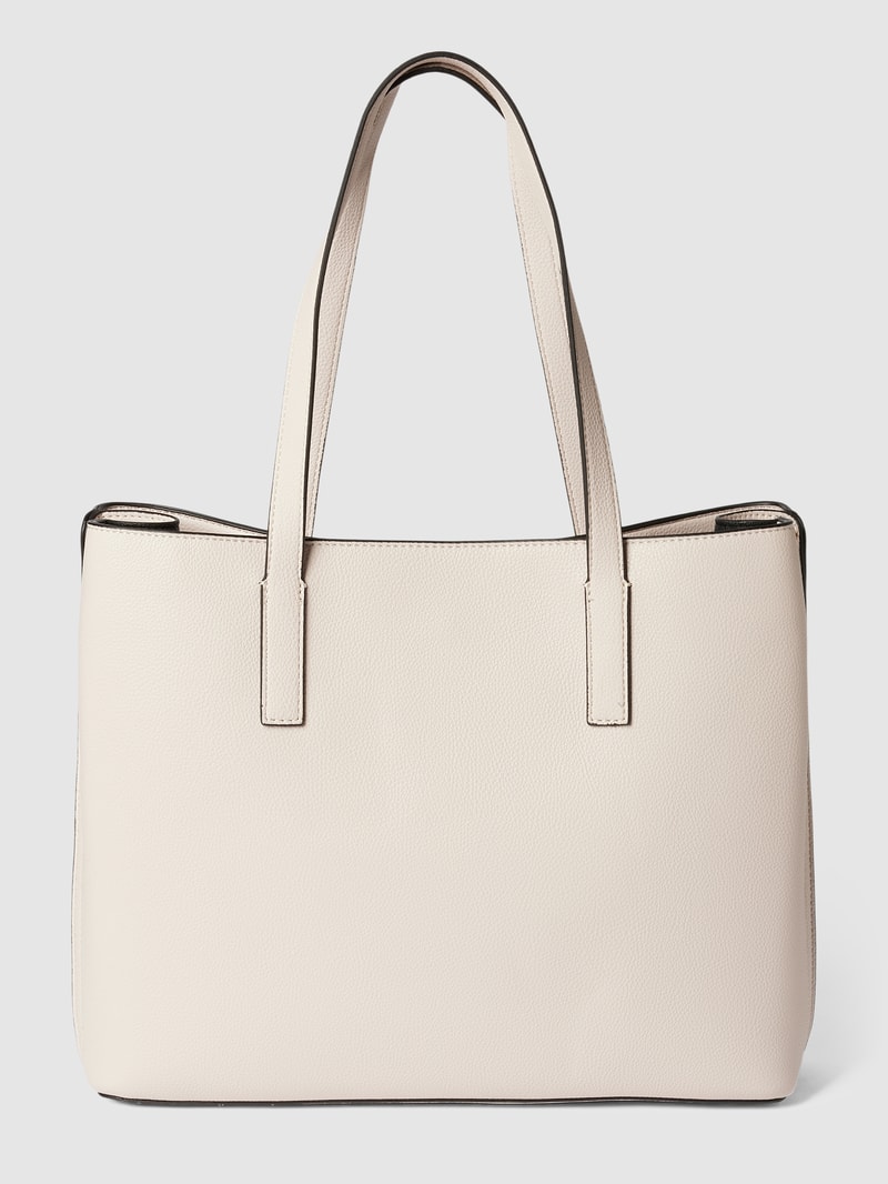 Shopper mit Strukturmuster in stein