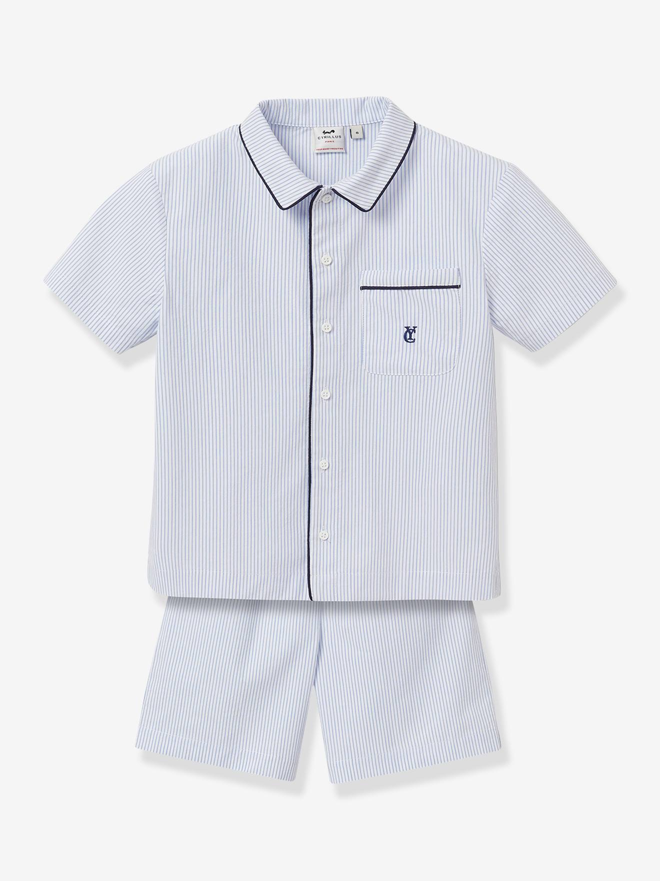 Pyjama classique garçon CYRILLUS rayé bleu