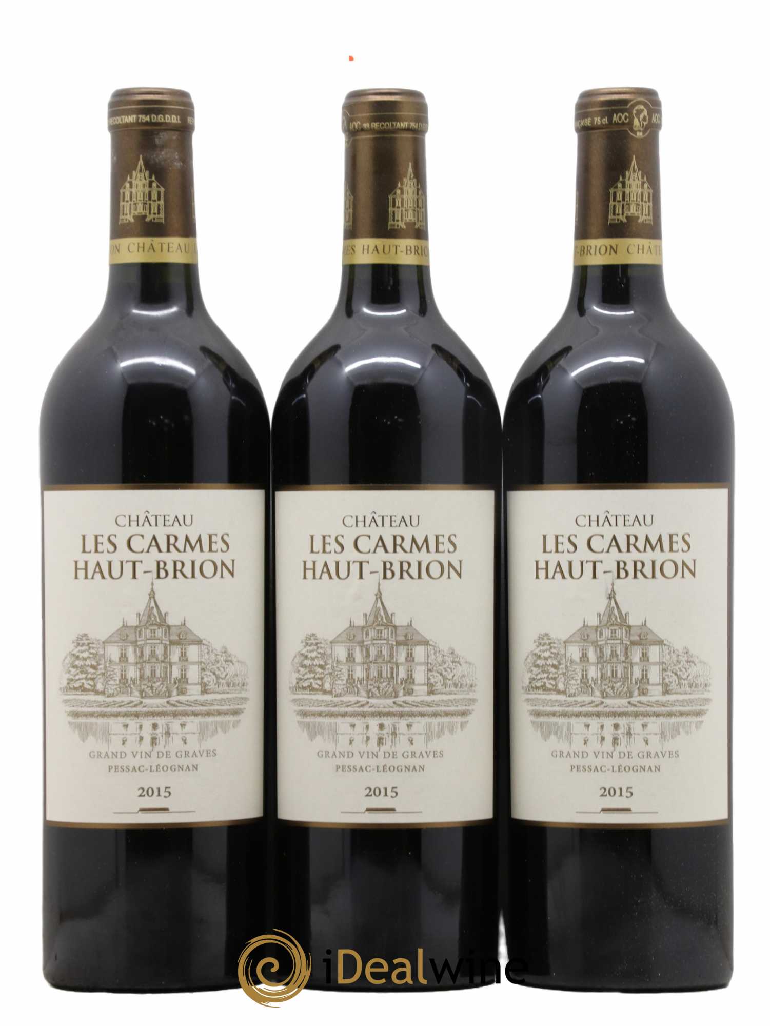 Château Les Carmes Haut-Brion  2015 - Lot de 6 Bouteilles