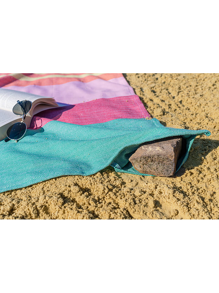 Remember Strandtuch 'Portofino' in Bunt - (L)200 x (B)200 cm günstig kaufen onesize