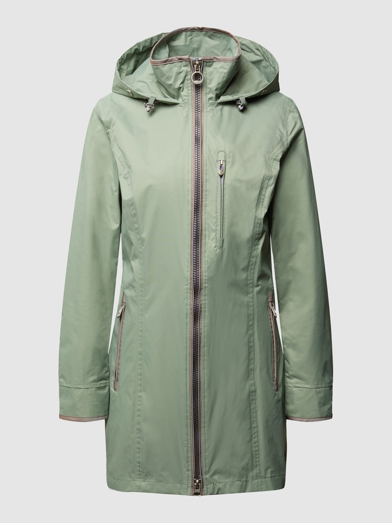 Funktionsjacke mit Kapuze Modell 'Westside' in grün