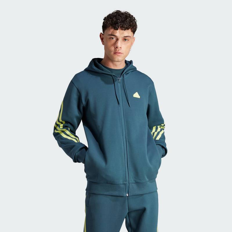 adidas Future Icons 3-Streifen Kapuzenjacke Sweatjacke Herren