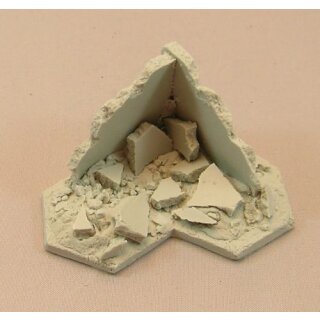 Ruined Corner Wall Three Hex