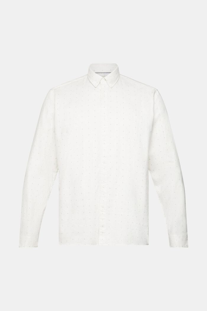 Button-Down-Hemd mit Micro-Print