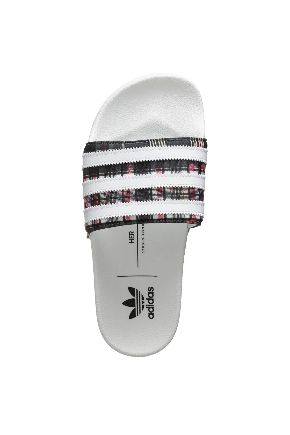 adidas  Pantolette - Weiß - Flacher Absatz