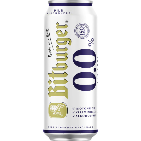 Bitburger 0,0% Alkoholfrei 0,5L