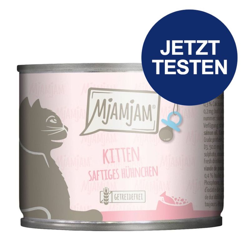 Probierpaket MjAMjAM Kitten 6 x 200 g zu TOP-Preisen | bitiba %