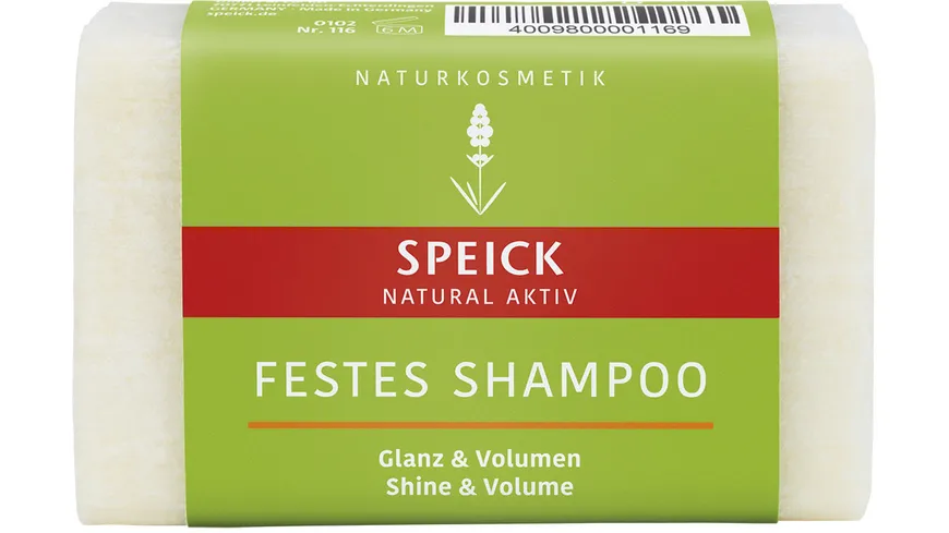 SPEICK Natural Aktiv Festes Shampoo Glanz & Volumen 60 g