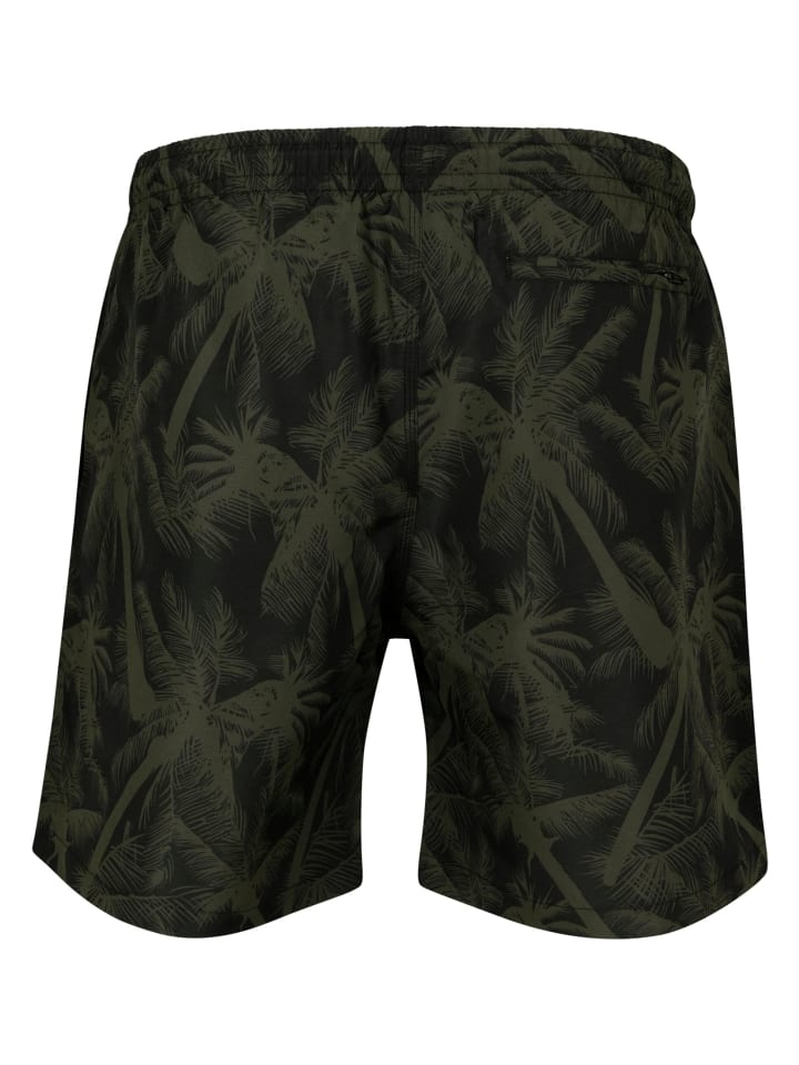 Urban Classics Urban Classics Badeshorts in palm/olive günstig kaufen