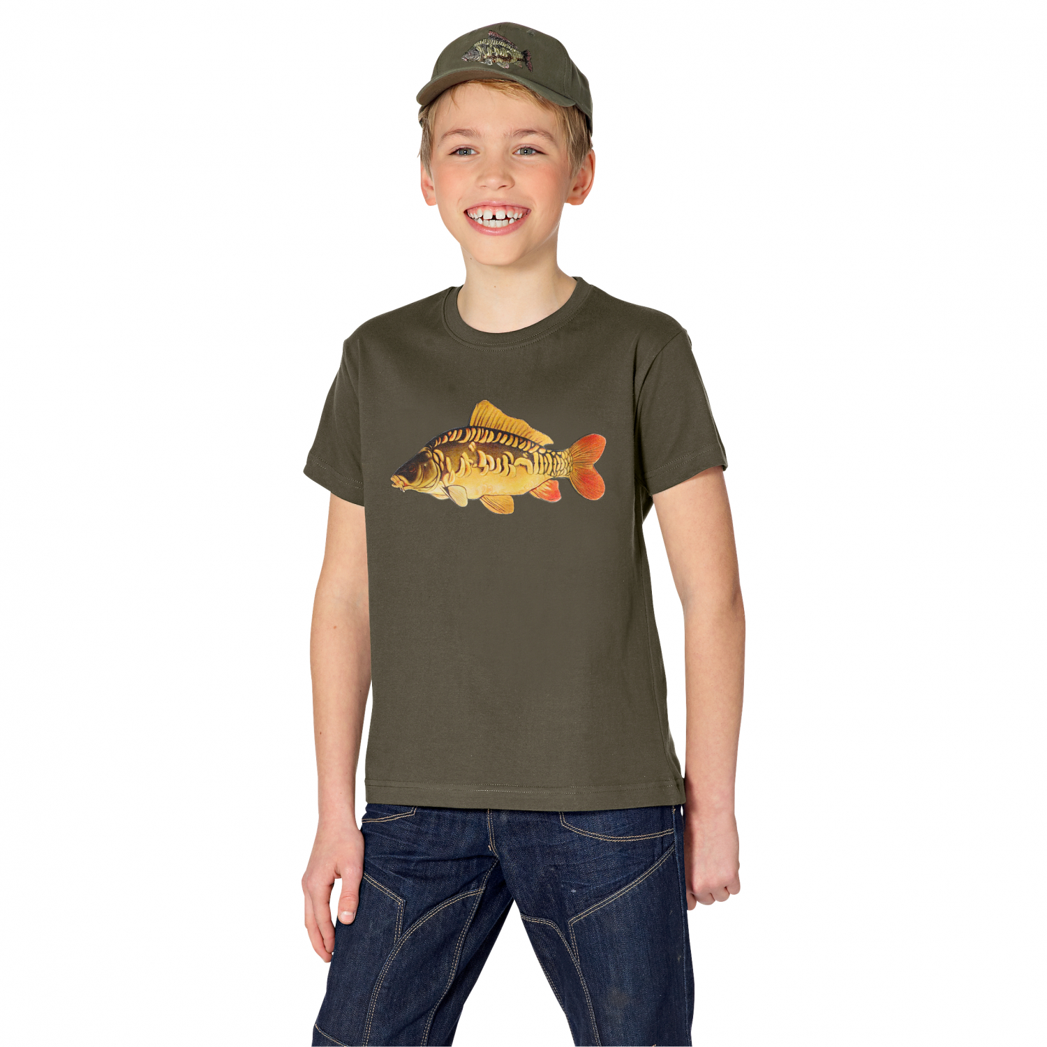 Kinder T-Shirt Spiegelkarpfen