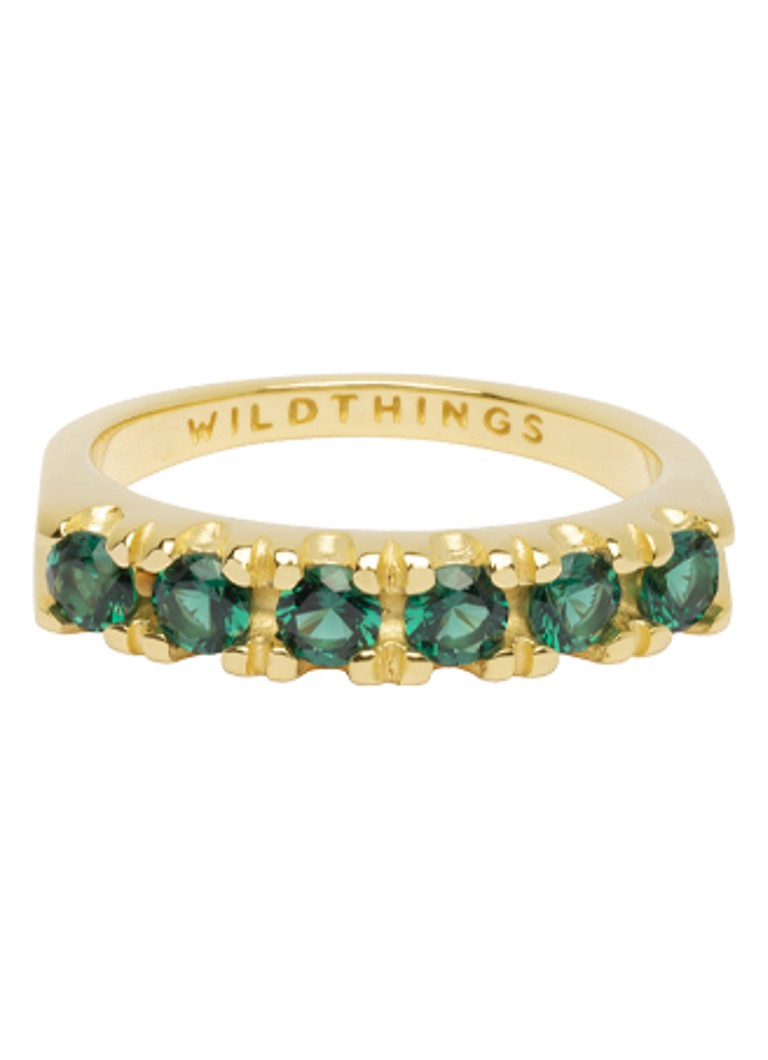 Inel Wildthings Vintage Rain Forest în aur