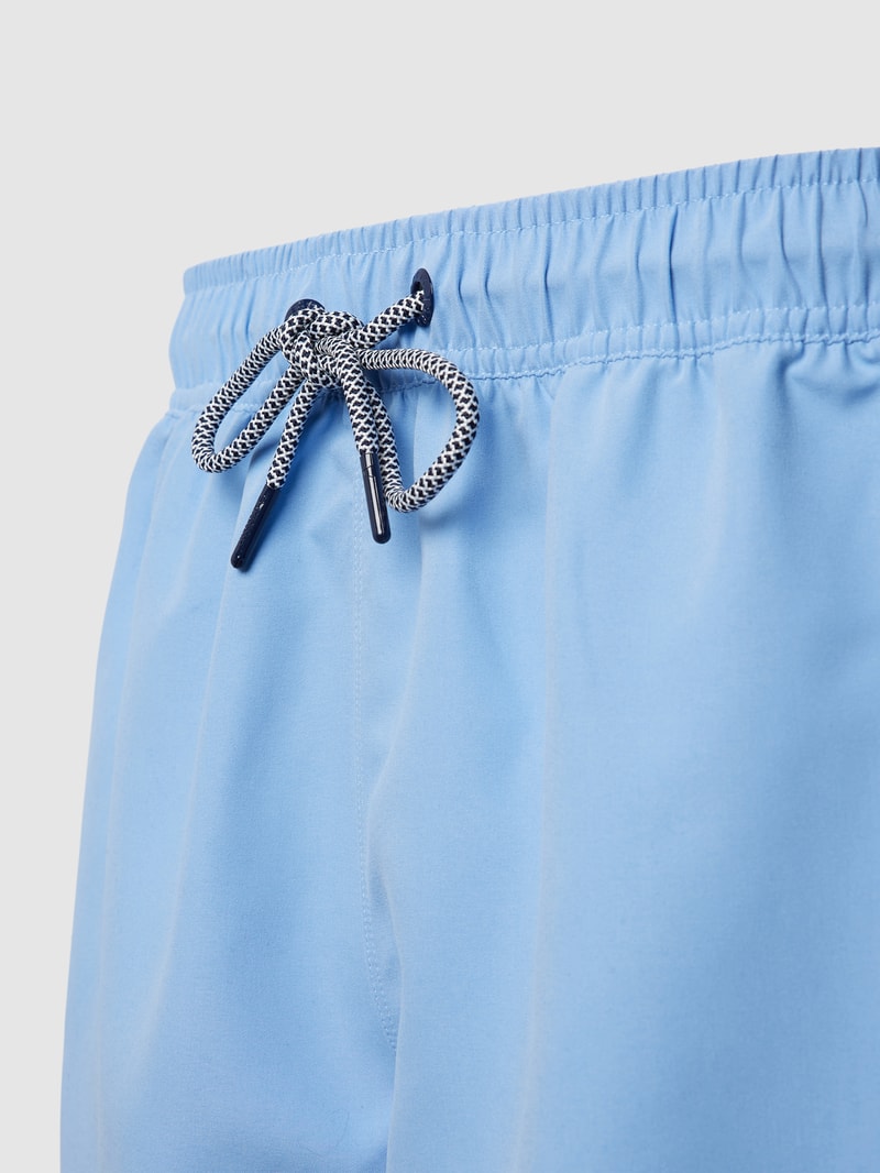 Badehose mit elastischem Bund Modell 'JONES BAY' in blau