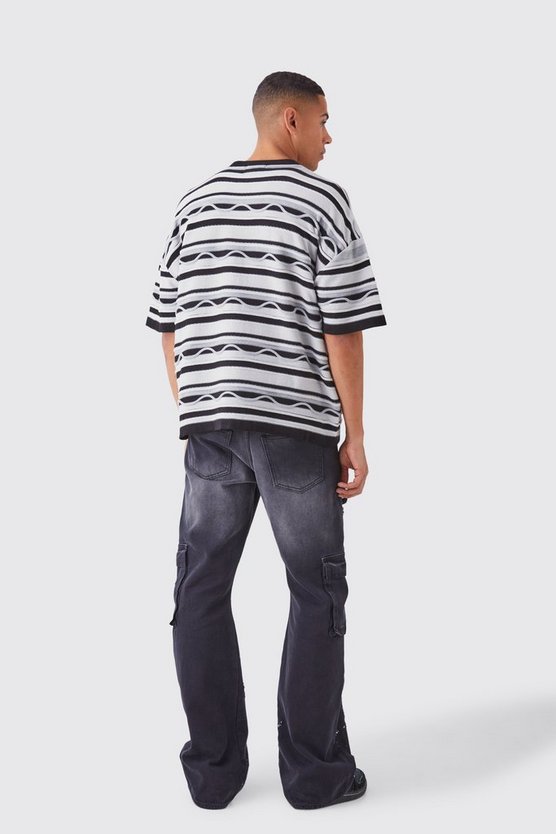 Oversize Jacquard T-Shirt