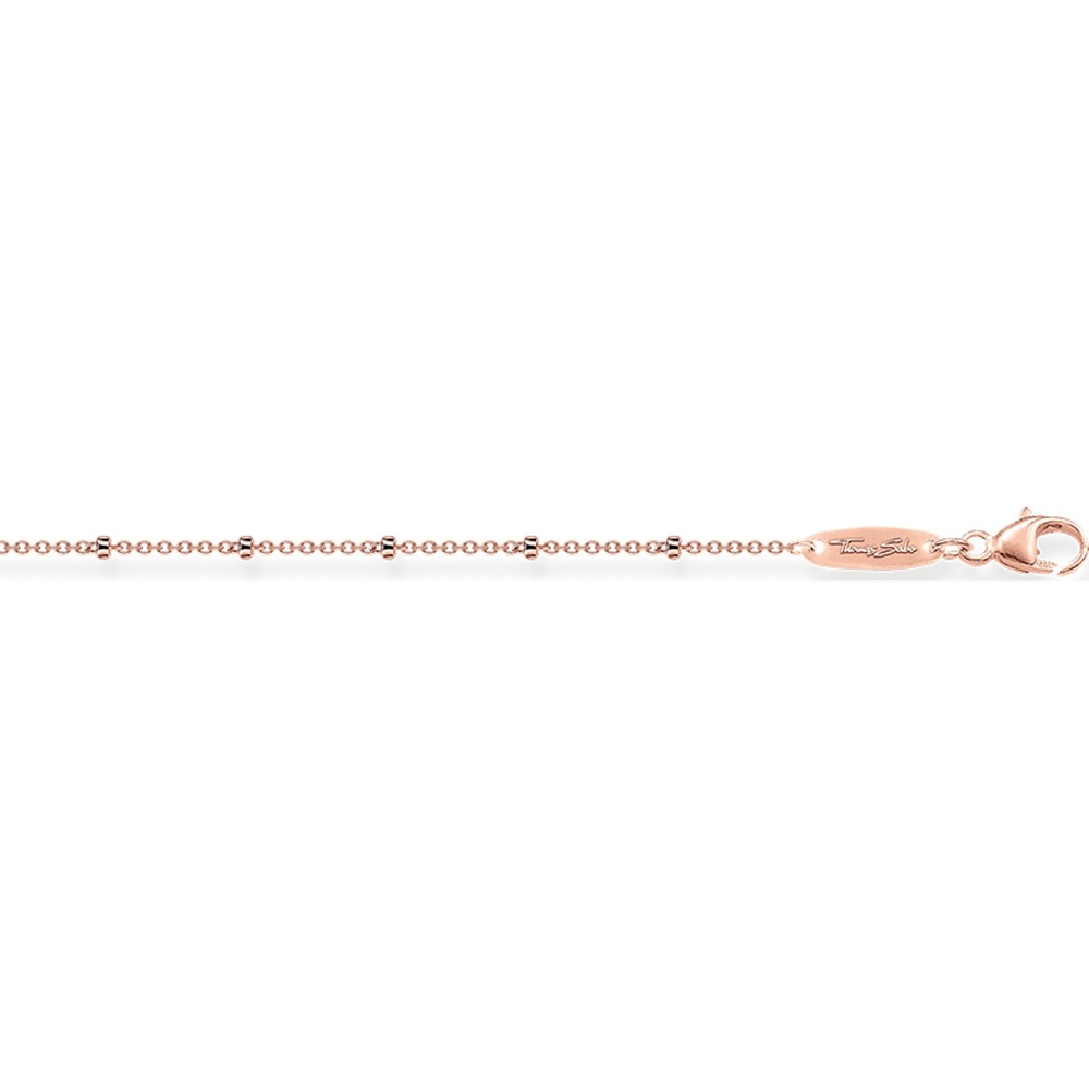Thomas Sabo Chaînette 925 Argent or rose collier