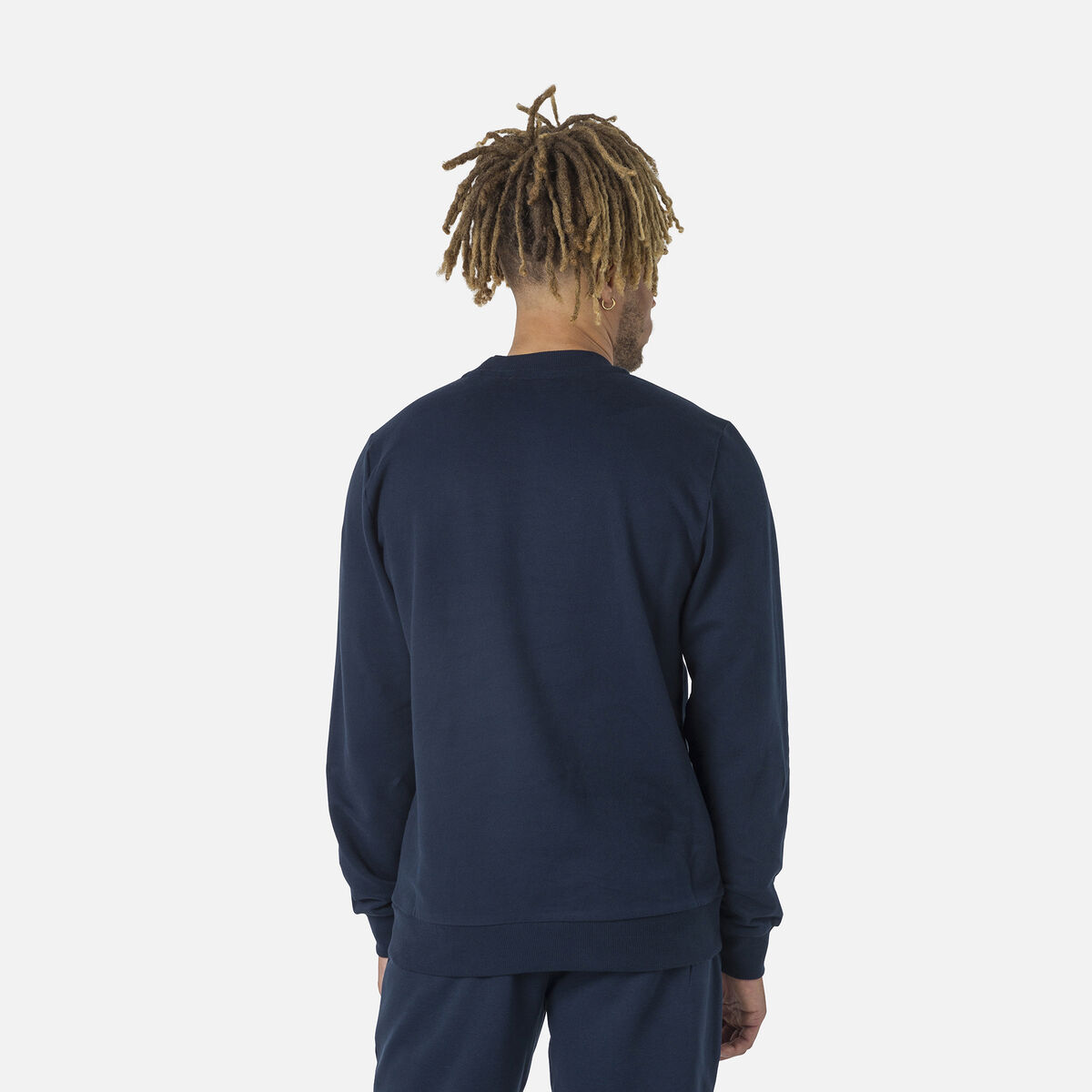 Herrensweatshirt mit Logo und Rundhalsausschnitt