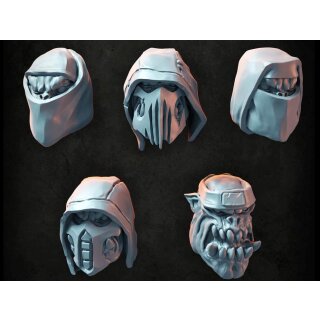 Ninja Orc Heads  (5)