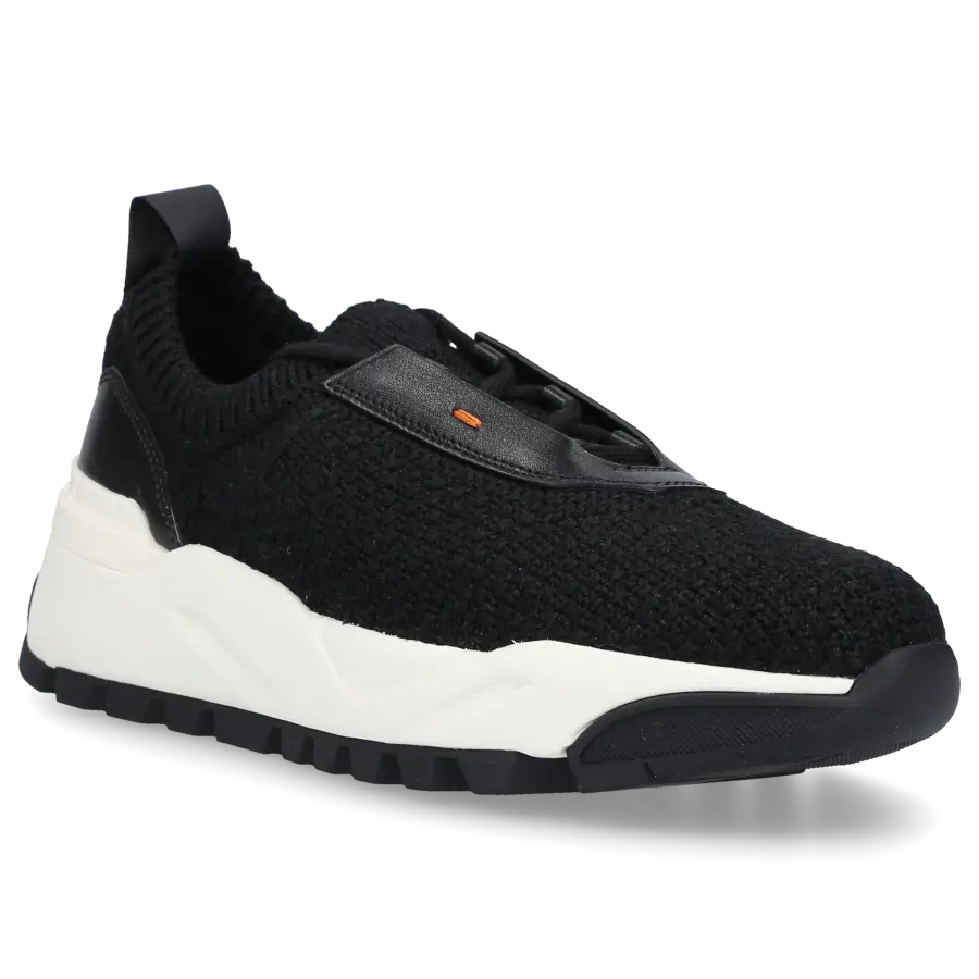 Santoni - Sneaker low LADY Textil - schwarz
