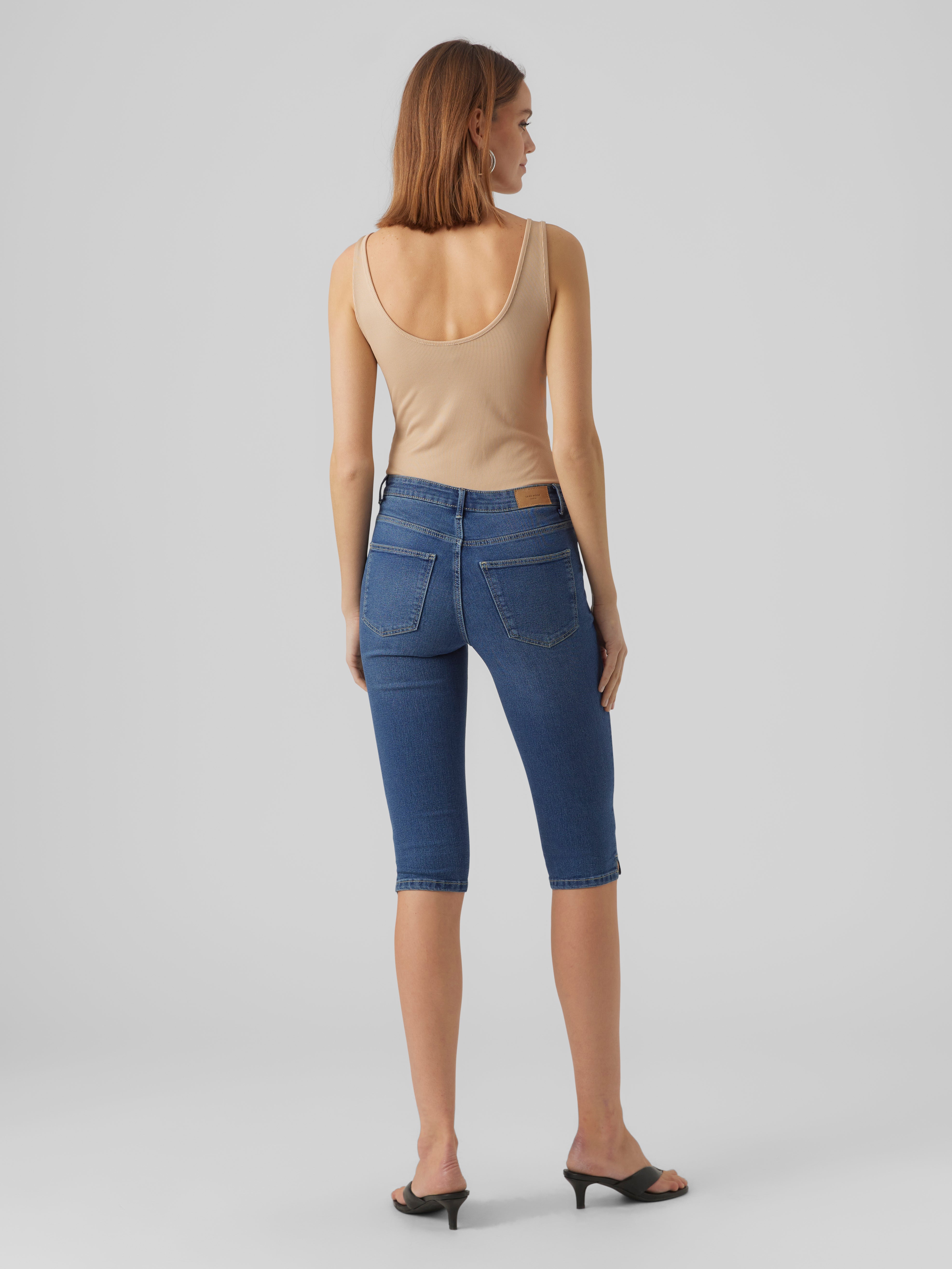 VMJUNE Mid Rise Slim Fit Jeans