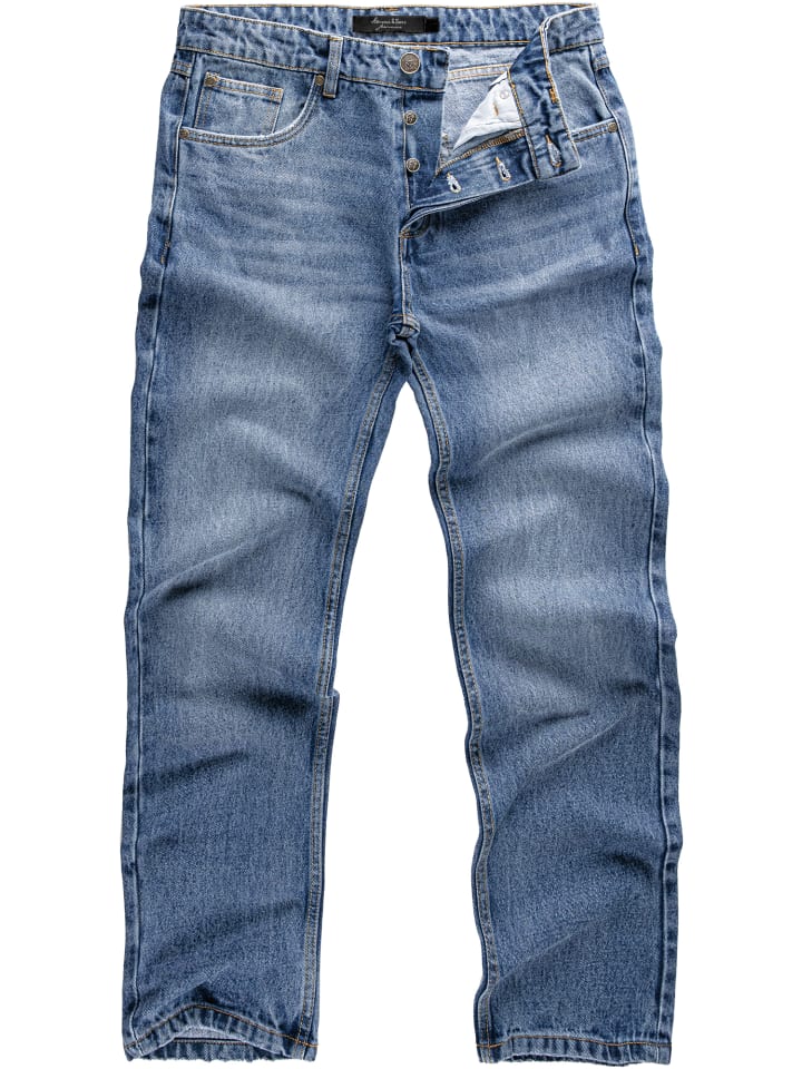 Amaci&Sons 90s Baggy Jeans BOX HILL in Dunkelblau günstig kaufen