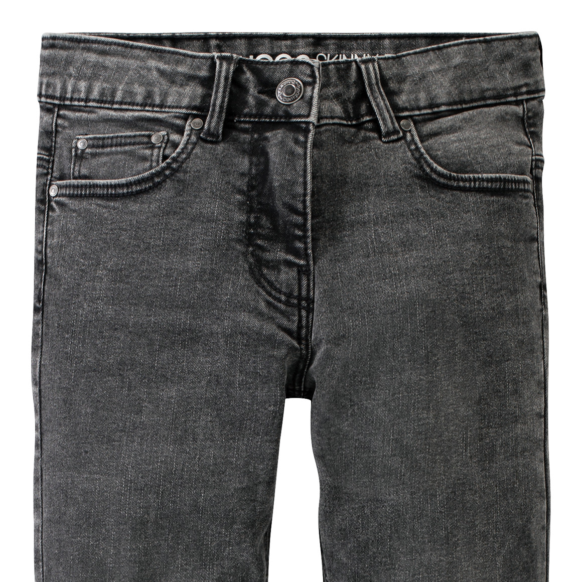 Mädchen Skinny-Jeans mit verstellbarem Bund