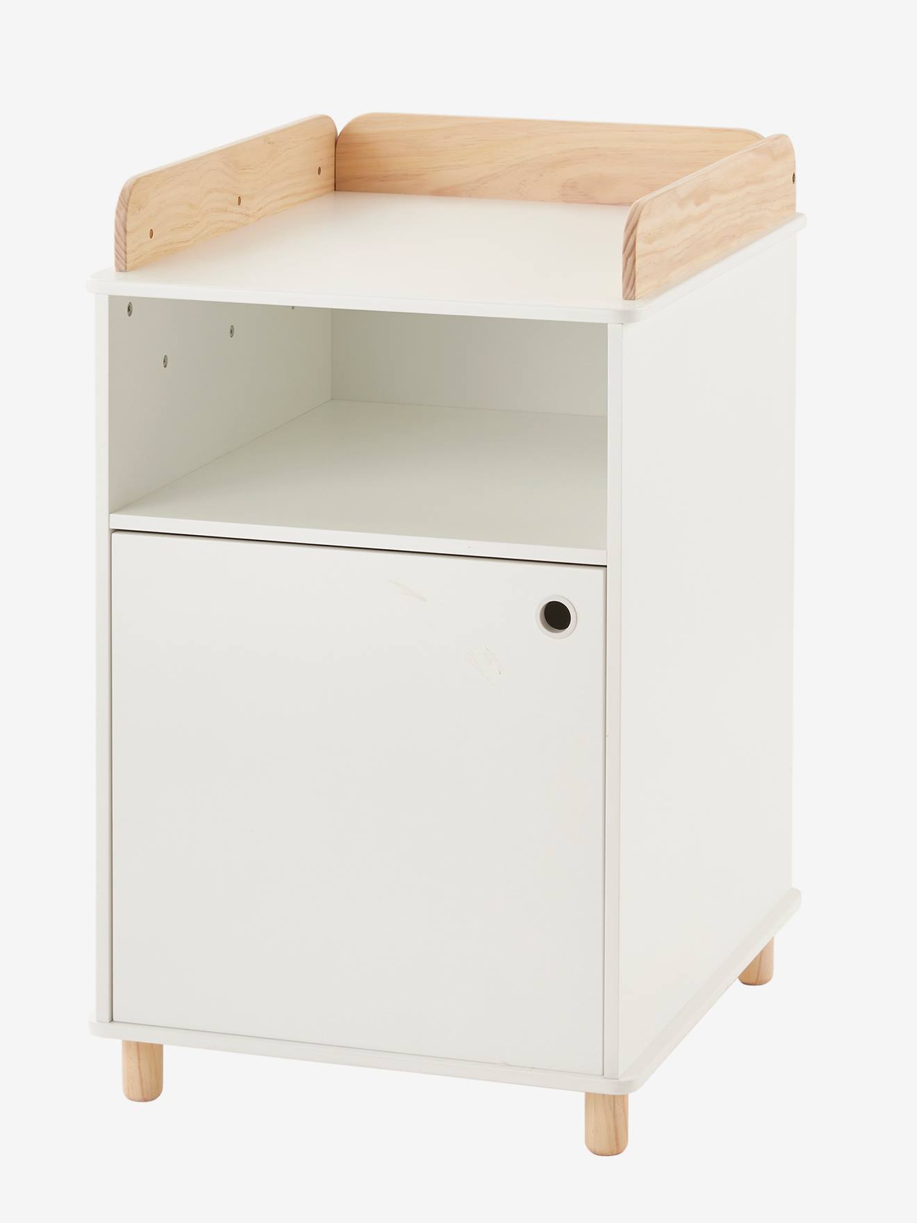 Vertbaudet Babyzimmer Wickeltisch PTILOU - weiß/natur