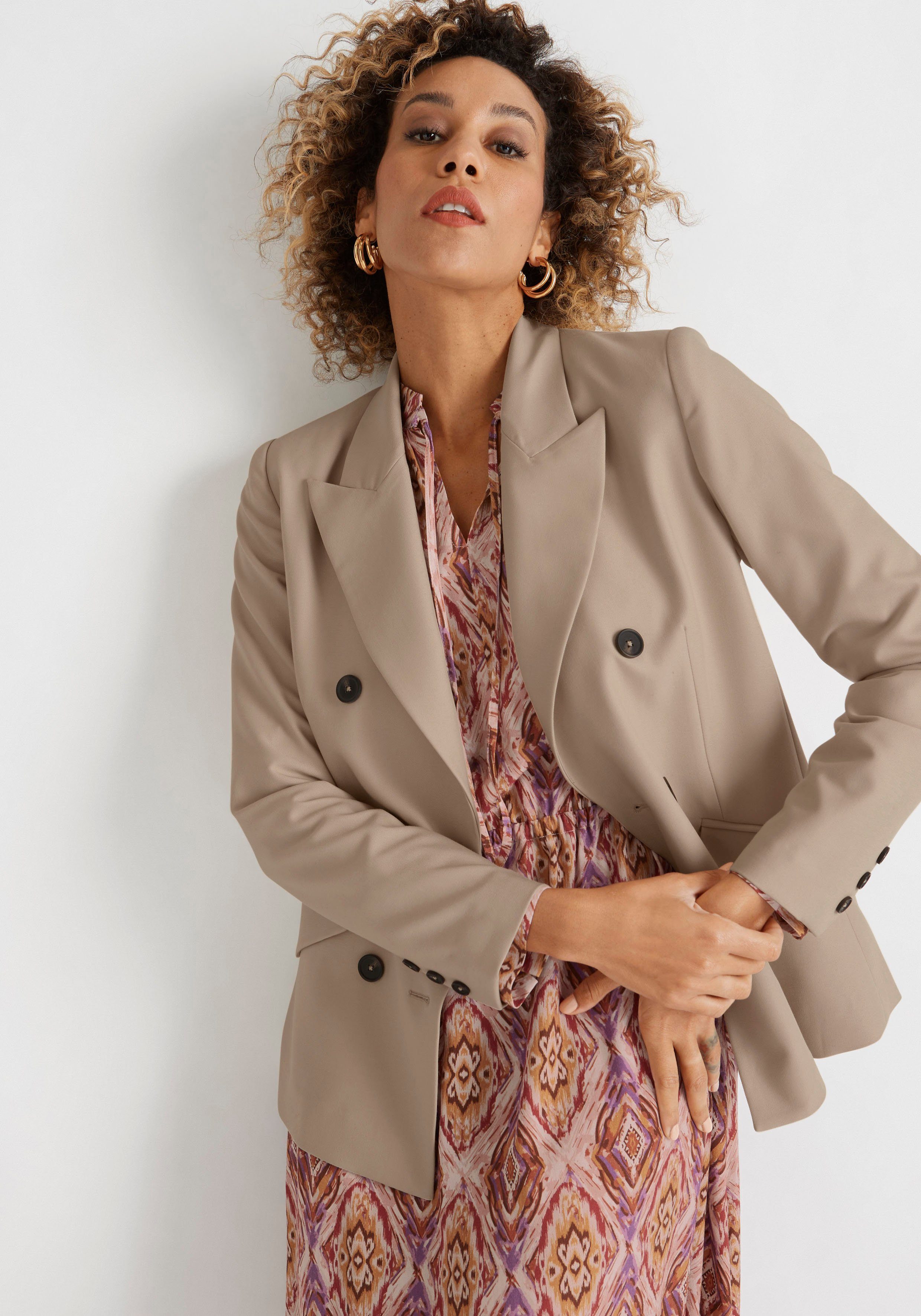 HECHTER PARIS Jackenblazer mit doppelter Knopfleiste