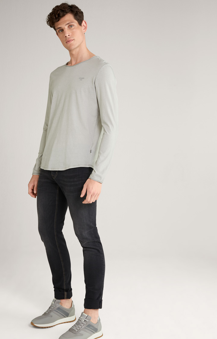 Longsleeve Carlos in Silber meliert