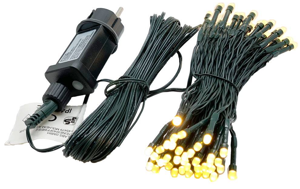 Weles 80er LED Lichterkette warmweiß