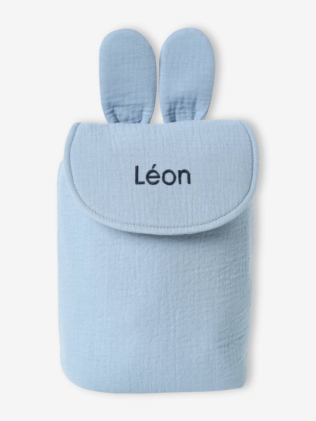 Sac à dos personnalisable en gaze de coton vieux rose
