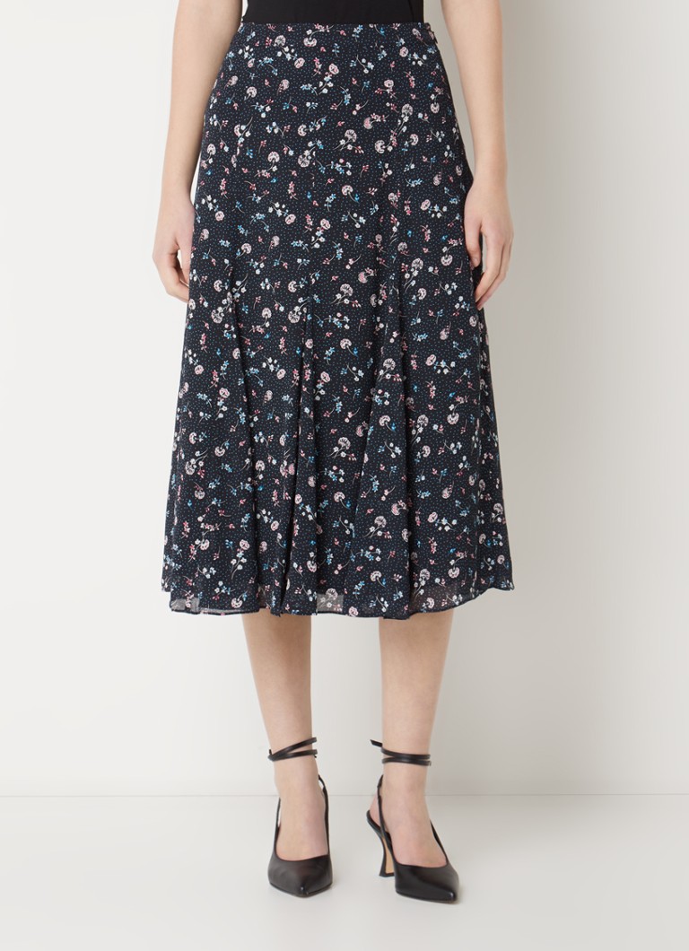 Fustă midi cu imprimeu floral Tess de Hobbs