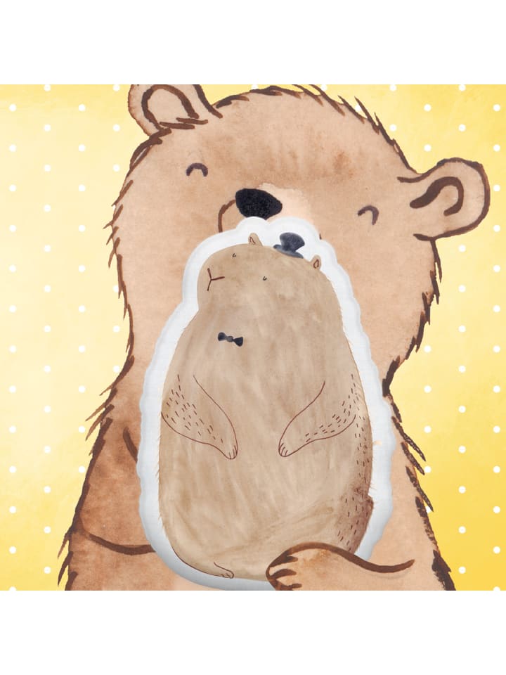 Mr. & Mrs. Panda Kissen Kuscheltier Murmeltier ohne Spruch in Weiß günstig kaufen