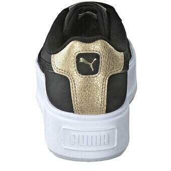 PUMA Karmen Distressed Sneaker in schwarz