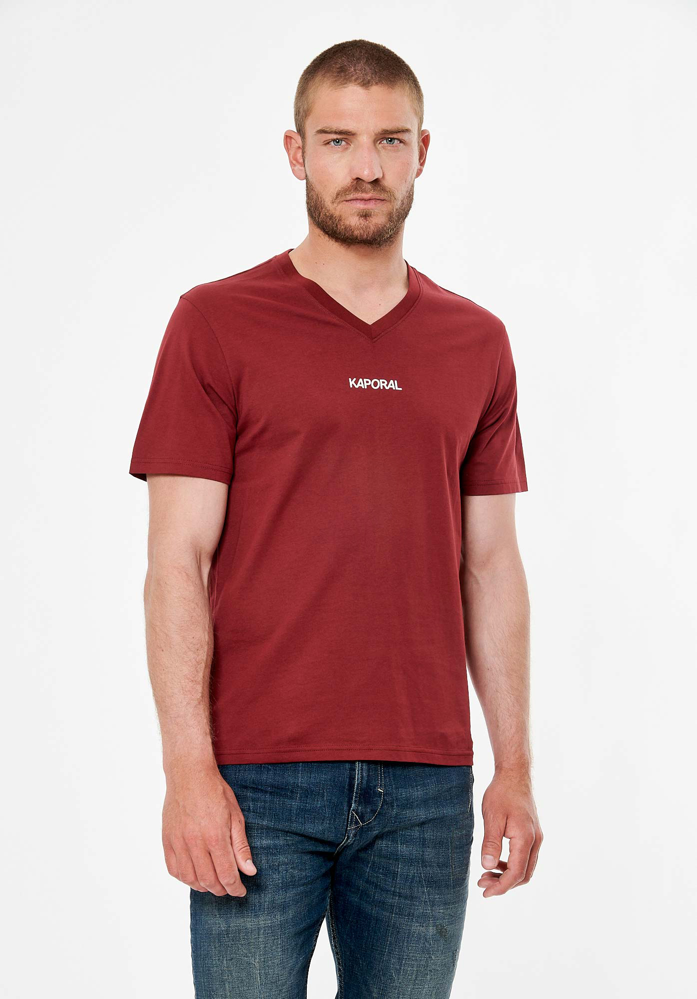SETER  T-shirt bordeaux homme 100% coton bio