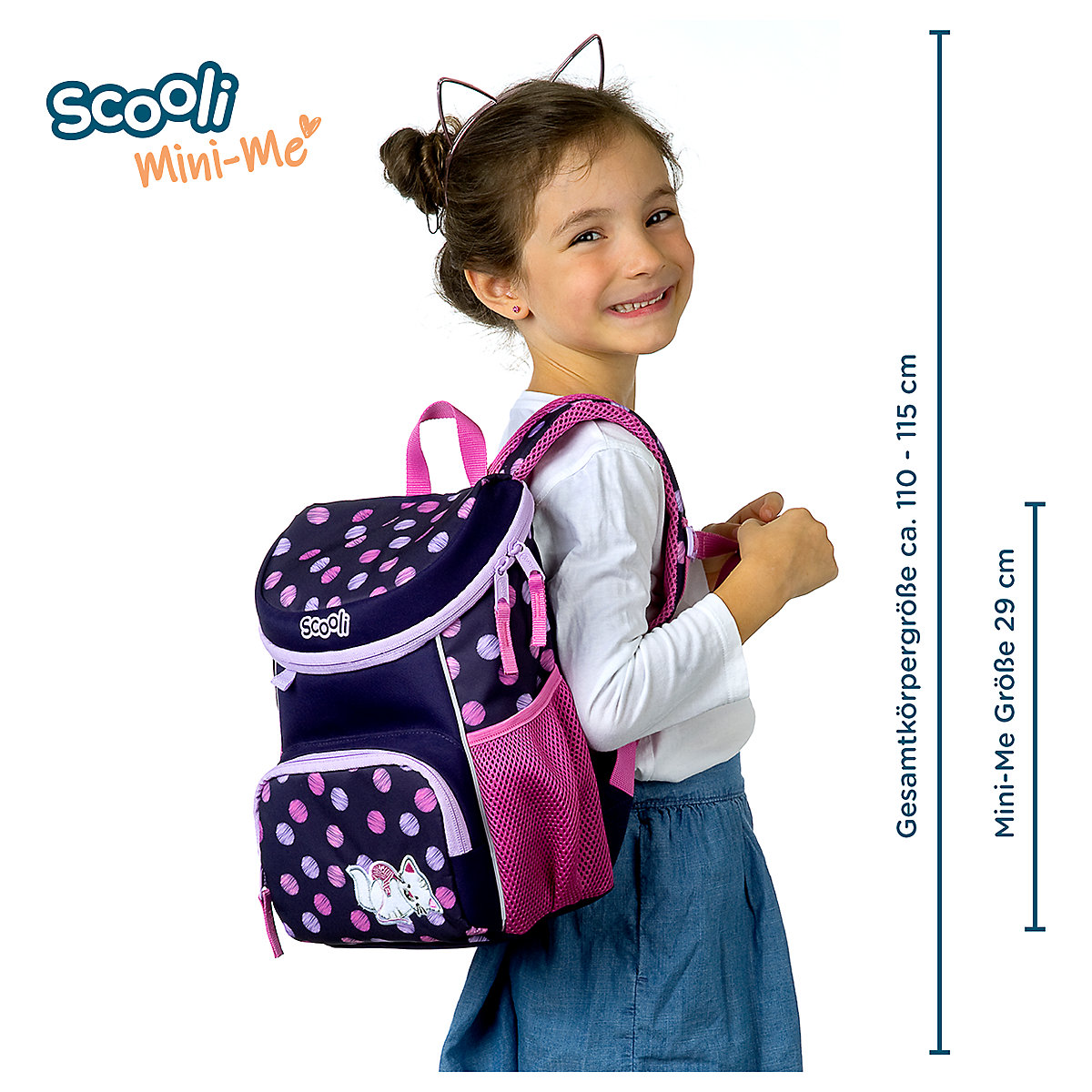Kinderrucksack Mini-Me Caty Cat